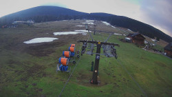 Dolní část sjezdovky Skiareálu Ramzová