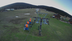 Dolní část sjezdovky Skiareálu Ramzová