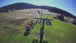 Dolní část sjezdovky Skiareálu Ramzová