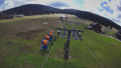 Dolní část sjezdovky Skiareálu Ramzová