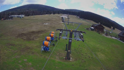 Dolní část sjezdovky Skiareálu Ramzová