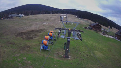 Dolní část sjezdovky Skiareálu Ramzová