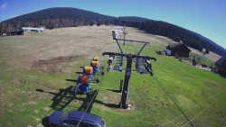 Dolní část sjezdovky Skiareálu Ramzová