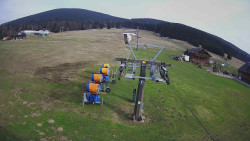 Dolní část sjezdovky Skiareálu Ramzová