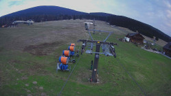 Dolní část sjezdovky Skiareálu Ramzová