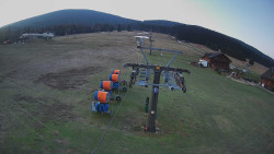 Dolní část sjezdovky Skiareálu Ramzová