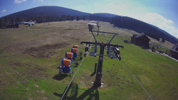 Dolní část sjezdovky Skiareálu Ramzová