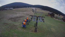 Dolní část sjezdovky Skiareálu Ramzová