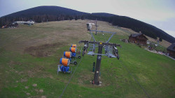 Dolní část sjezdovky Skiareálu Ramzová