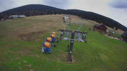 Dolní část sjezdovky Skiareálu Ramzová