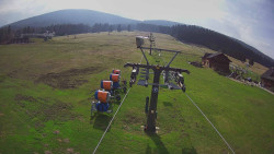 Dolní část sjezdovky Skiareálu Ramzová