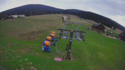 Dolní část sjezdovky Skiareálu Ramzová