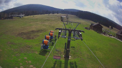 Dolní část sjezdovky Skiareálu Ramzová