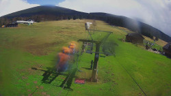 Dolní část sjezdovky Skiareálu Ramzová