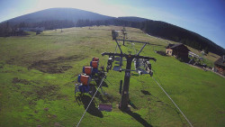 Dolní část sjezdovky Skiareálu Ramzová