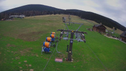 Dolní část sjezdovky Skiareálu Ramzová