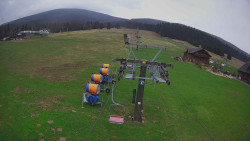 Dolní část sjezdovky Skiareálu Ramzová