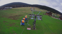 Dolní část sjezdovky Skiareálu Ramzová