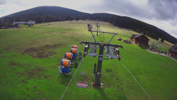 Dolní část sjezdovky Skiareálu Ramzová