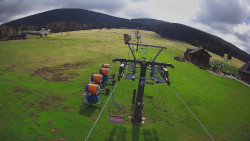 Dolní část sjezdovky Skiareálu Ramzová