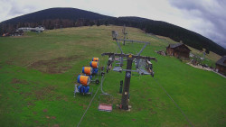 Dolní část sjezdovky Skiareálu Ramzová