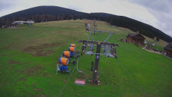 Dolní část sjezdovky Skiareálu Ramzová