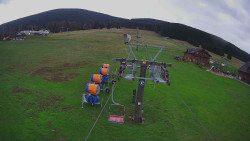 Dolní část sjezdovky Skiareálu Ramzová