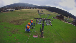 Dolní část sjezdovky Skiareálu Ramzová