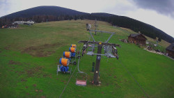 Dolní část sjezdovky Skiareálu Ramzová