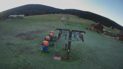 Dolní část sjezdovky Skiareálu Ramzová