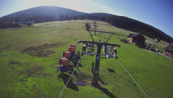 Dolní část sjezdovky Skiareálu Ramzová