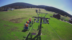 Dolní část sjezdovky Skiareálu Ramzová