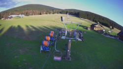 Dolní část sjezdovky Skiareálu Ramzová