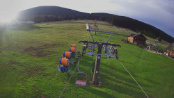 Dolní část sjezdovky Skiareálu Ramzová