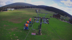 Dolní část sjezdovky Skiareálu Ramzová