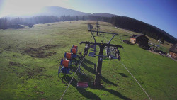 Dolní část sjezdovky Skiareálu Ramzová