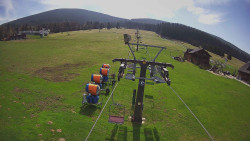 Dolní část sjezdovky Skiareálu Ramzová