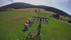 Dolní část sjezdovky Skiareálu Ramzová