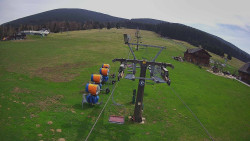 Dolní část sjezdovky Skiareálu Ramzová