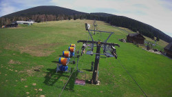 Dolní část sjezdovky Skiareálu Ramzová