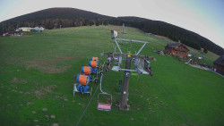 Dolní část sjezdovky Skiareálu Ramzová