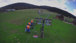 Dolní část sjezdovky Skiareálu Ramzová