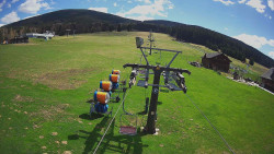 Dolní část sjezdovky Skiareálu Ramzová