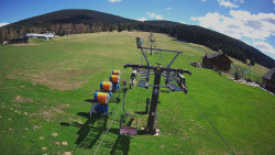 Dolní část sjezdovky Skiareálu Ramzová