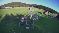 Dolní část sjezdovky Skiareálu Ramzová