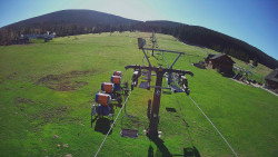 Dolní část sjezdovky Skiareálu Ramzová