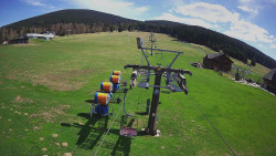 Dolní část sjezdovky Skiareálu Ramzová