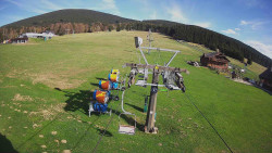 Dolní část sjezdovky Skiareálu Ramzová