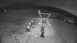 Dolní část sjezdovky Skiareálu Ramzová