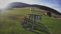 Dolní část sjezdovky Skiareálu Ramzová